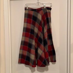Skirts - Beautiful vintage wool a line plaid skirt Skirts - Beautiful vintage wool a line plaid skirt